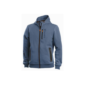 Bluza z kapturem Xplorer, unisex, błękitna