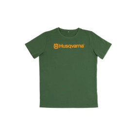 T-shirt zielony Husqvarna