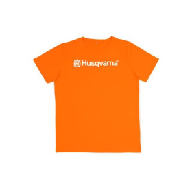 T-shirt pomarańczowy Husqvarna