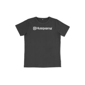 T-shirt czarny Husqvarna